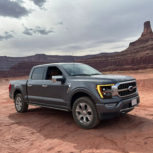 TT-ABC Full LED Headlights for 2021-2024 Ford F-150 F150 P702 14th Gen Front Lamps - TT-ABC