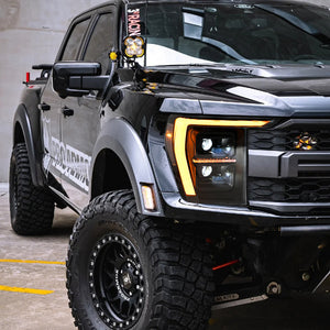 TT-ABC Full LED Headlights for 2021-2024 Ford F-150 F150 P702 14th Gen Front Lamps - TT-ABC