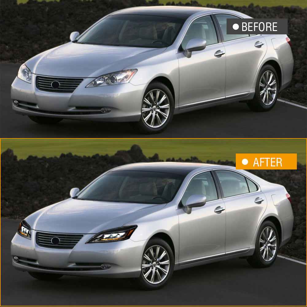 TT-ABC LED Headlight For 2010-2012 Lexus ES350 Sequential Headlight Assembly - TT-ABC