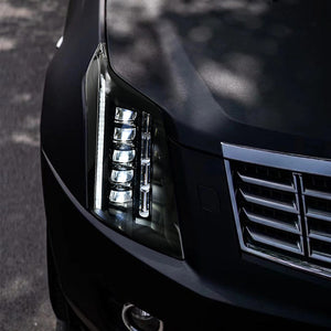 TT-ABC LED Headlights For 2010-2016 Cadillac SRX Halogen Front Lamps Assembly - TT-ABC