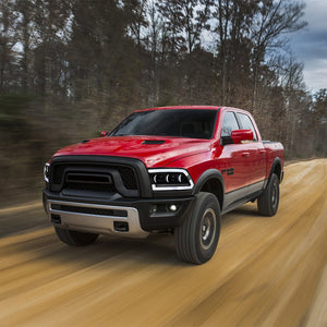 TT-ABC LED Headlights for 2009-2018 Dodge RAM 1500,2013-2018 Dodge RAM 1500 2500 Headlamp With Sequential Turn Signal - TT-ABC