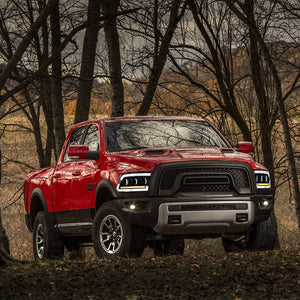 TT-ABC LED Headlights for 2009-2018 Dodge RAM 1500,2013-2018 Dodge RAM 1500 2500 Headlamp With Sequential Turn Signal - TT-ABC