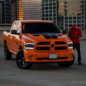 TT-ABC LED Headlights for 2009-2018 Dodge RAM 1500,2013-2018 Dodge RAM 1500 2500 Headlamp With Sequential Turn Signal - TT-ABC