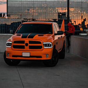 TT-ABC LED Headlights for 2009-2018 Dodge RAM 1500,2013-2018 Dodge RAM 1500 2500 Headlamp With Sequential Turn Signal - TT-ABC