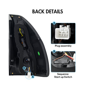 TT-ABC LED Tail Light For 2003-2009 Toyota Land Cruiser Prado LC120 Brake Lamp Assembly - TT-ABC