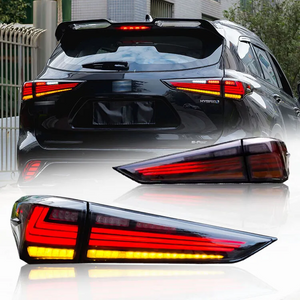 TT-ABC LED Tail Light For 2021-2023 Toyota Highlander Start Dynamic Breathing DRL Sequential Steering Signal Light - TT-ABC