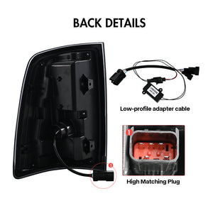 TT-ABC LED Tail Light for 2009-2018 Dodge RAM 1500, 2013-2018 Dodge RAM 1500 2500 Tail Light Assembly - TT-ABC