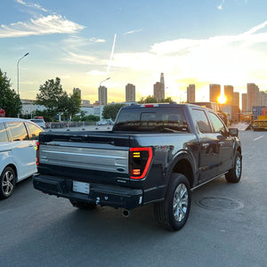 TT-ABC LED Tail Lights Assembly For Ford F-150 F150 XL STX 2022 2023 2024 Rear Lamps - TT-ABC