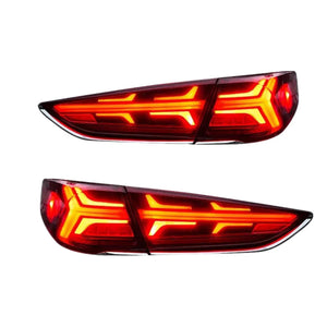 TT-ABC LED Tail Lights For 2018 2019 Hyundai Sonata Start-up Animation DRL Sequential Indicator Rear Lamp Assembly - TT-ABC