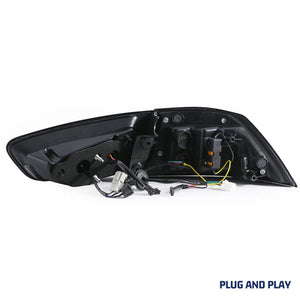 TT-ABC LED Tail Lights for 2008-2017 Mitsubishi Lancer & EVO X Startup Animation Sequential Rear Lamps - TT-ABC