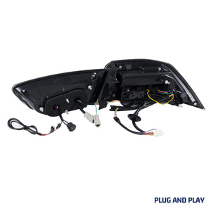 TT-ABC LED Tail Lights for 2009-2021 Mitsubishi Lancer EVO X Start-up Animation Sequential Turn Signal Rear Lamps Assembly - TT-ABC