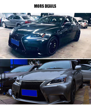TT-ABC Led Headlight For 2006-2012 Lexus IS250C IS350C, 2008-2014 Lexus ISF Headlights with Sequential Turn Signal Projector - TT-ABC