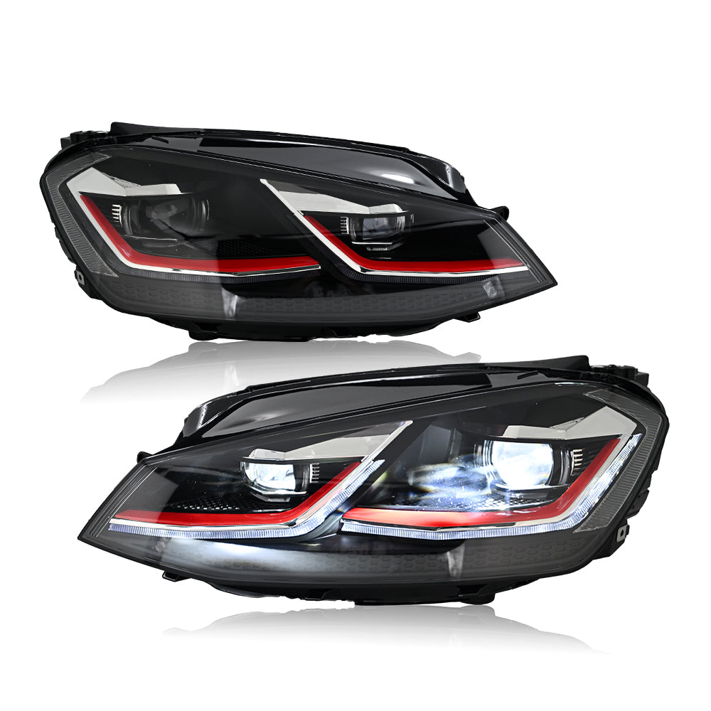 TT-ABC Led Headlight for 2013-2018 Volkswagen Golf 7 MK7 with dynamic indicator light (LED version) - TT-ABC