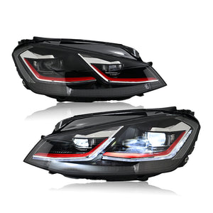 TT-ABC Led Headlight for 2013-2018 Volkswagen Golf 7 MK7 with dynamic indicator light (LED version) - TT-ABC