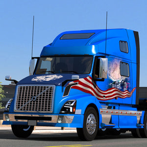 TT-ABC Led Headlight for Volvo VNL 670 VNM 2004-2018/VN 2004-2015/Volvo VNX 2015-2018 Headlight Assembly with Sequential Turn Signal - TT-ABC