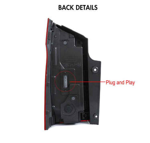 TT-ABC Led Tail Light For 2015-2019 Mercedes-Benz Vito M447 MPV Rear Lamps Assembly (Smoked/Red) - TT-ABC