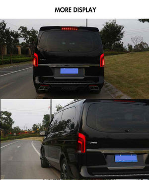TT-ABC Led Tail Light For 2015-2019 Mercedes-Benz Vito M447 MPV Rear Lamps Assembly (Smoked/Red) - TT-ABC