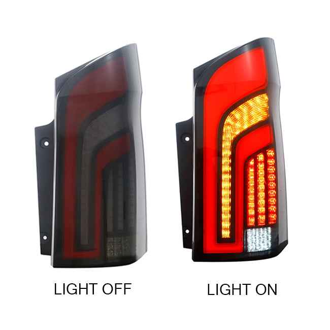 TT-ABC Led Tail Light For 2015-2019 Mercedes-Benz Vito M447 MPV Rear Lamps Assembly (Smoked/Red) - TT-ABC