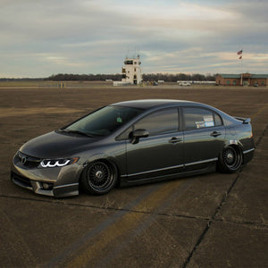 TT-ABC New LED Headlights For 2006-2011 Honda Civic 4Dr 8Th Gen Sedan Animation Signal Headlight - TT-ABC