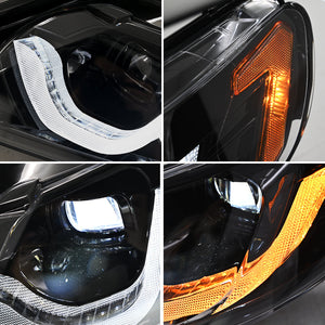 TT-ABC New LED Headlights For 2006-2011 Honda Civic 4Dr 8Th Gen Sedan Animation Signal Headlight - TT-ABC