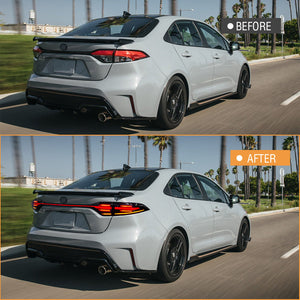 TT-ABC New Led Tail Lights for 2020-2024 Toyota Corolla Start Up Animation DRL Sequential Indicator Rear Lamp Assembly - TT-ABC