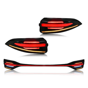 TT-ABC New Led Tail Lights for 2020-2024 Toyota Corolla Start Up Animation DRL Sequential Indicator Rear Lamp Assembly - TT-ABC