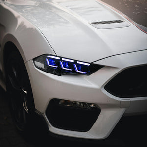 TT-ABC RGB Headlight For 2018-2023 Ford Mustang S650 Projector Front Lamp Assembly - TT-ABC