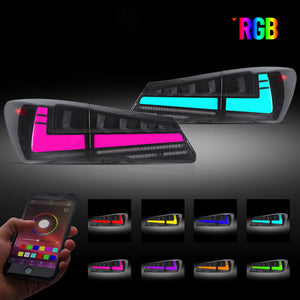 TT-ABC RGB Tail Light For 2006-2012 Lexus IS250 IS350 ISF LED Tail Light Sequential Signal Light - TT-ABC