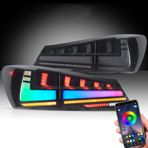 TT-ABC RGB Tail Light For 2006-2012 Lexus IS250 IS350 ISF LED Tail Light Sequential Signal Light - TT-ABC