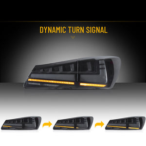TT-ABC RGB Tail Light For 2006-2012 Lexus IS250 IS350 ISF LED Tail Light Sequential Signal Light - TT-ABC