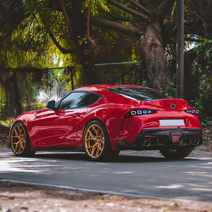 TT-ABC RGB Tail Light for 2020-2025 Toyota GR Supra MK5 A90 & A91 Start up Animation DRL Sequential Indicator Rear Lamp Assembly - TT-ABC