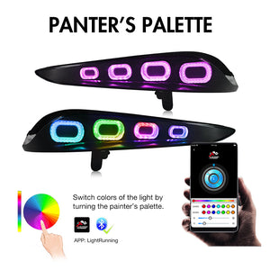 TT-ABC RGB Tail Light for 2020-2025 Toyota GR Supra MK5 A90 & A91 Start up Animation DRL Sequential Indicator Rear Lamp Assembly - TT-ABC