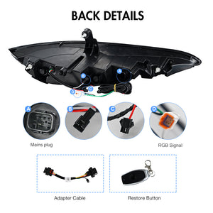 TT-ABC RGB Tail Light for 2020-2025 Toyota GR Supra MK5 A90 & A91 Start up Animation DRL Sequential Indicator Rear Lamp Assembly - TT-ABC