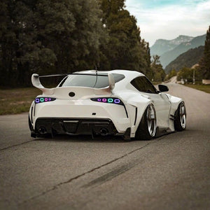 TT-ABC RGB Tail Light for 2020-2025 Toyota GR Supra MK5 A90 & A91 Start up Animation DRL Sequential Indicator Rear Lamp Assembly - TT-ABC