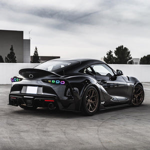 TT-ABC RGB Tail Light for 2020-2025 Toyota GR Supra MK5 A90 & A91 Start up Animation DRL Sequential Indicator Rear Lamp Assembly - TT-ABC