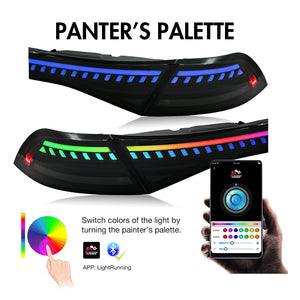 TT-ABC RGB Tail Light with Trunk Lamp for 2023-2025 Honda Accord 11th Gen Rear Lamps Assembly - TT-ABC