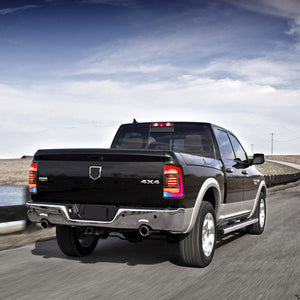 TT-ABC RGB Tail Lights for 2009-2018 Dodge Ram 1500 Rear Lamps Assembly Dynamic Led Tail lights - TT-ABC