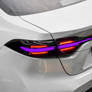 TT-ABC RGB Tail Lights for 2020-2024 Toyota Corolla Start Up Animation DRL Sequential Indicator Rear Lamp Assembly - TT-ABC