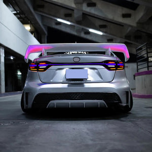 TT-ABC RGB Tail Lights for 2020-2024 Toyota Corolla Start Up Animation DRL Sequential Indicator Rear Lamp Assembly - TT-ABC