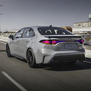 TT-ABC RGB Tail Lights for 2020-2024 Toyota Corolla Start Up Animation DRL Sequential Indicator Rear Lamp Assembly - TT-ABC