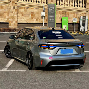 TT-ABC RGB Tail Lights for 2020-2024 Toyota Corolla Start Up Animation DRL Sequential Indicator Rear Lamp Assembly - TT-ABC