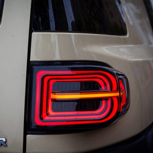 TT-ABC Smoked Tail Lights For 2007-2021 Toyota FJ Cruiser Rear Lamps Assembly - TT-ABC