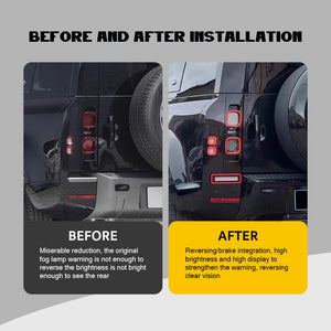 Tail Light for Land Rover Defender 2020-2025 Led Bumper Light Brake Light - TT-ABC