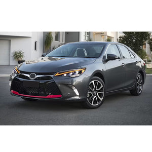 Triple Beam LED Headlamps for 2015-2017 Toyota Camry 7th Gen LE SE Projector Front Lamps Assembly - TT-ABC