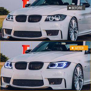 Used Led Headlights Assembly For 2005-2012 BMW E90 Headlights Assembly (Xenon/Halogen) - TT-ABC