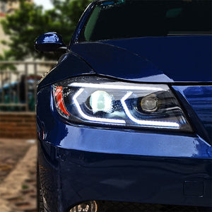 Used Led Headlights Assembly For 2005-2012 BMW E90 Headlights Assembly (Xenon/Halogen) - TT-ABC