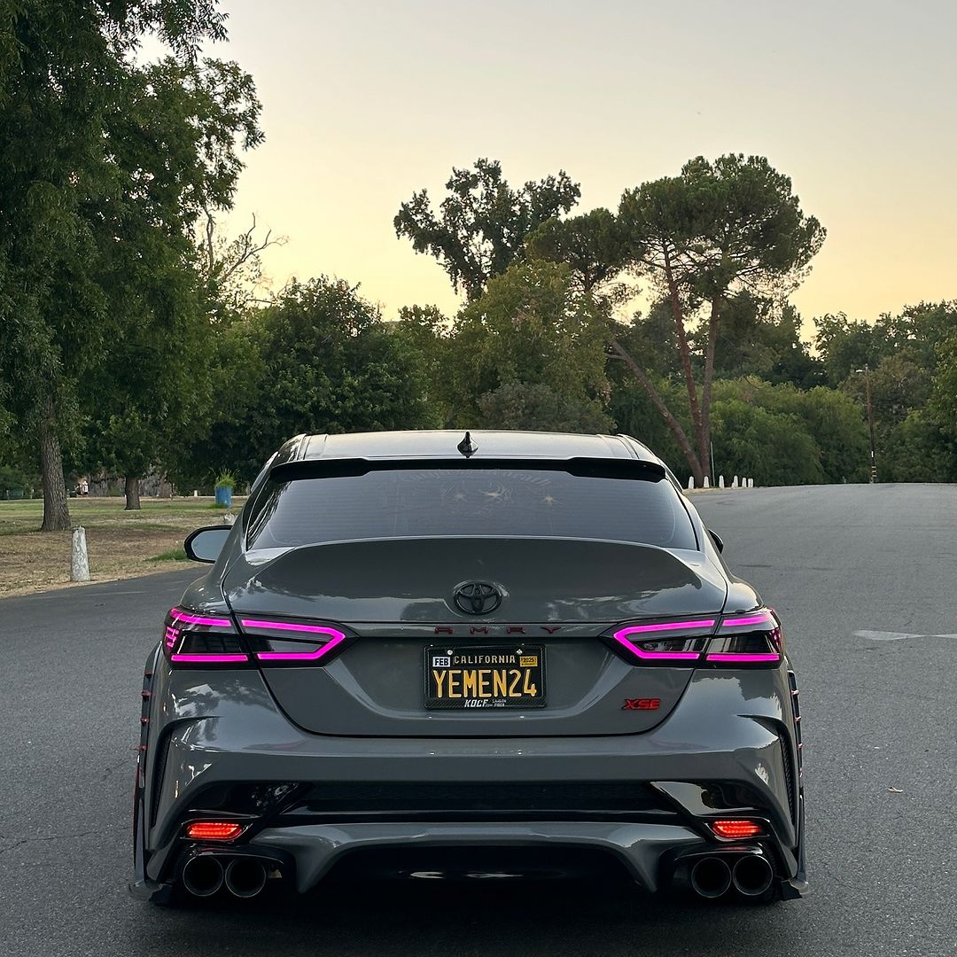 New RGB Tail Lights For 2018-2024 Toyota Camry 8th Gen Rear Lamp Assembly-TT-ABC-TT-ABC