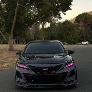 TT-ABC New RGB Headlights For 2018-2024 Toyota Camry LE SE XLE XSE TRD (Quad Projectors Headlights)-TT-ABC-TT-ABC