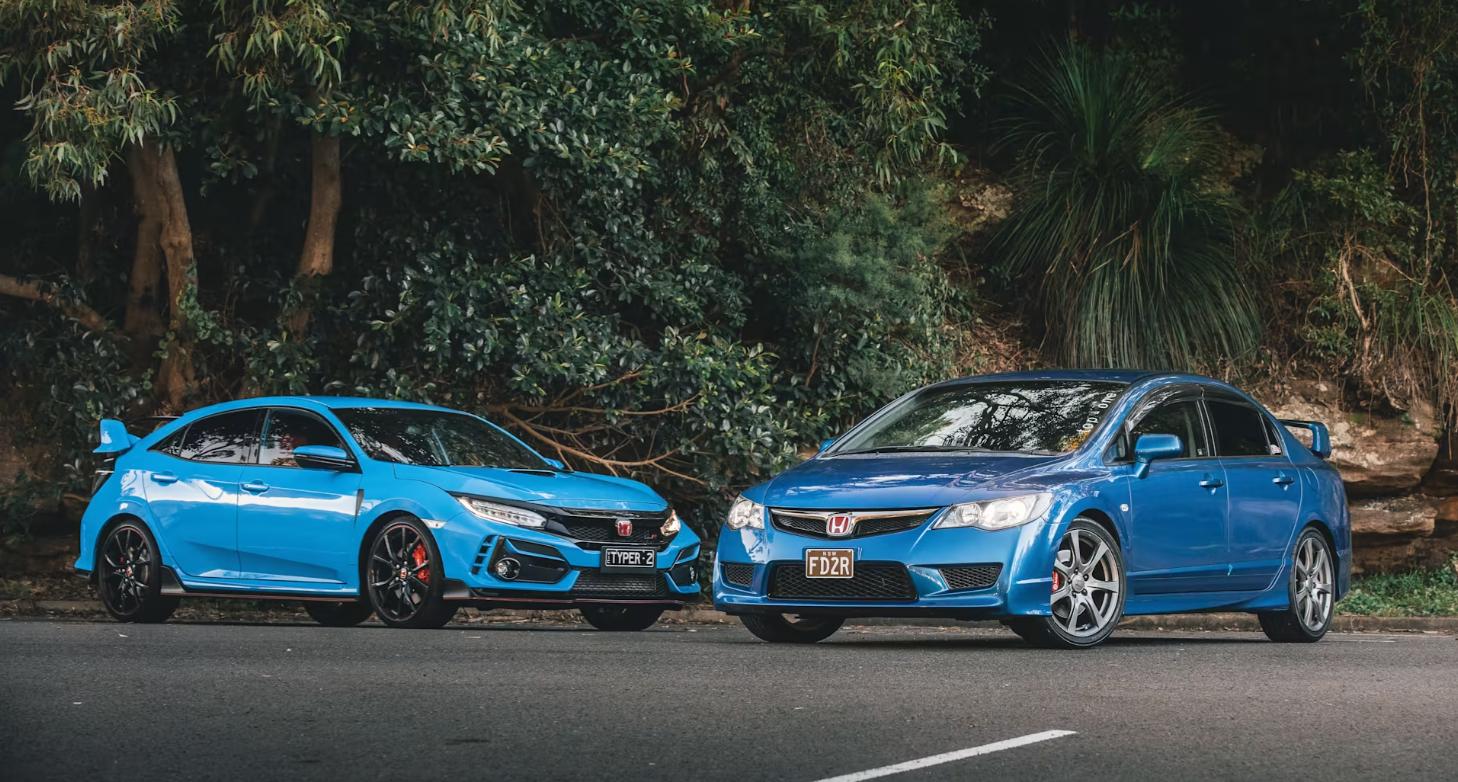 2007 Honda Civic Type R (FD2) VS 2021 Honda Civic Type R (FK8 ...