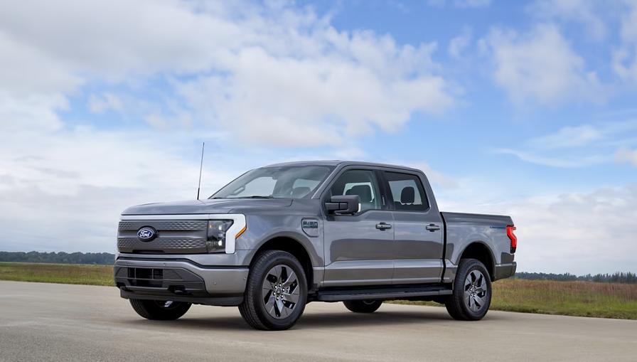 Ford 2024 F-150 Lightning EV pickup truck shipments fall due to headlight issues